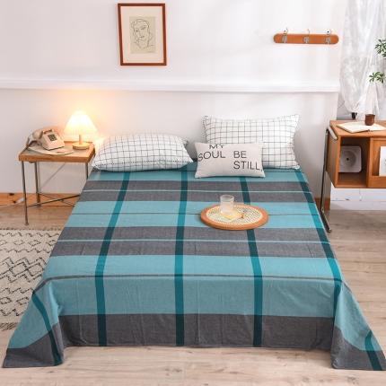 甜之梦2025新款水洗棉单品床单（任何尺寸都可以定做） 木槿兰