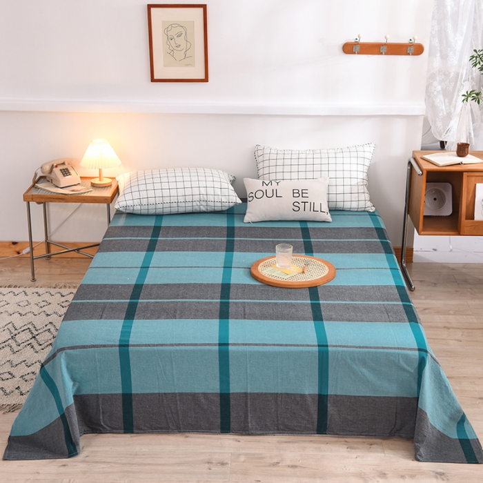 91家纺网 家纺一手货源 找家纺 甜之梦2025新款水洗棉单品床单（任何尺寸都可以定做） 木槿兰