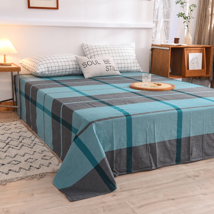 91家纺网 家纺一手货源 找家纺 甜之梦2025新款水洗棉单品床单（任何尺寸都可以定做） 木槿兰