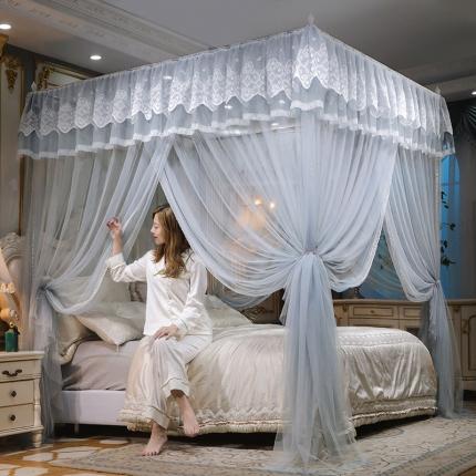 91家纺网 家纺一手货源 找家纺 （总）富莱星蚊帐 2021新款三开门落地蚊帐-花仙