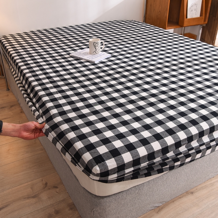 91家纺网 家纺一手货源 找家纺 （总）甜之梦2025水洗棉单品床笠（任何尺寸都可以定做,可接异型缺角）