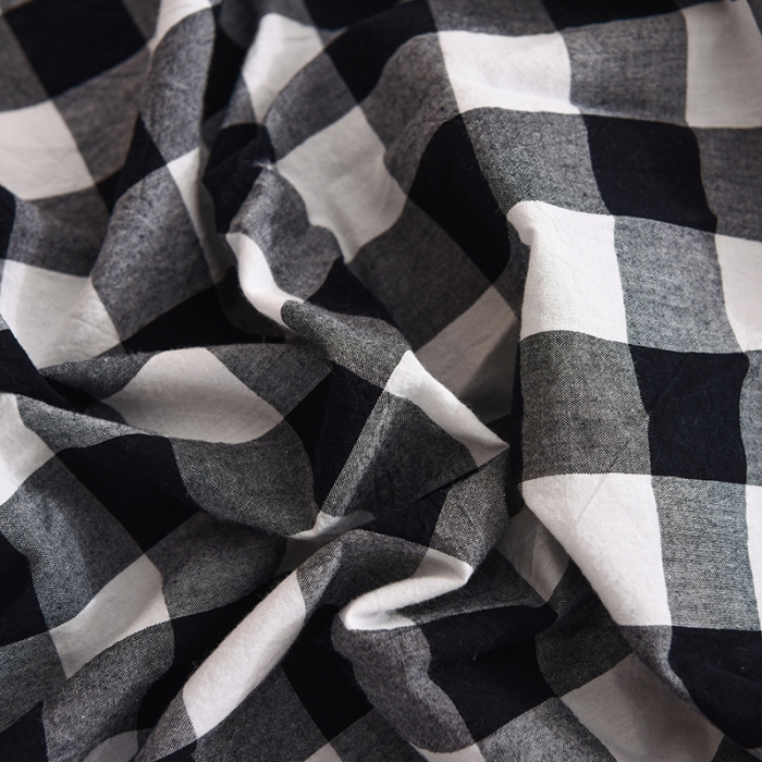 91家纺网 家纺一手货源 找家纺 甜之梦2025水洗棉单品床笠（任何尺寸都可以定做） 经典黑格