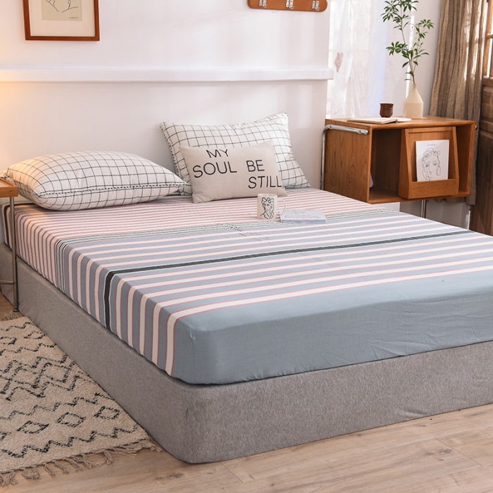 91家纺网 家纺一手货源 找家纺 甜之梦2025水洗棉单品床笠（任何尺寸都可以定做） 觅初兰