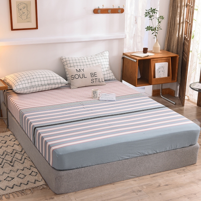 91家纺网 家纺一手货源 找家纺 甜之梦2025水洗棉单品床笠（任何尺寸都可以定做） 觅初兰