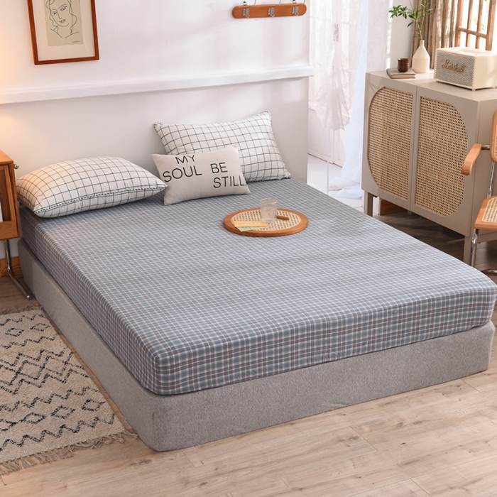 91家纺网 家纺一手货源 找家纺 甜之梦2025水洗棉单品床笠（任何尺寸都可以定做） 陌上花开