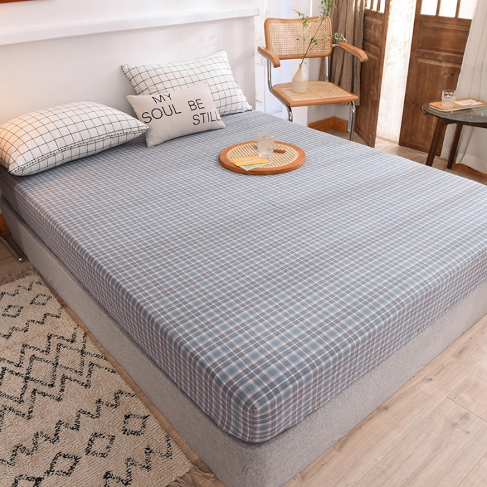 91家纺网 家纺一手货源 找家纺 甜之梦2025水洗棉单品床笠（任何尺寸都可以定做） 陌上花开