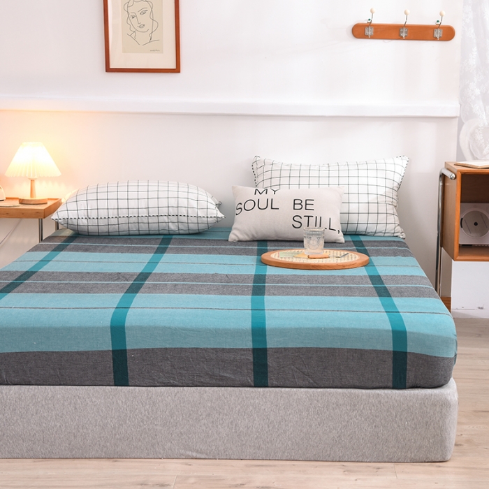 91家纺网 家纺一手货源 找家纺 甜之梦2025水洗棉单品床笠（任何尺寸都可以定做） 木槿兰