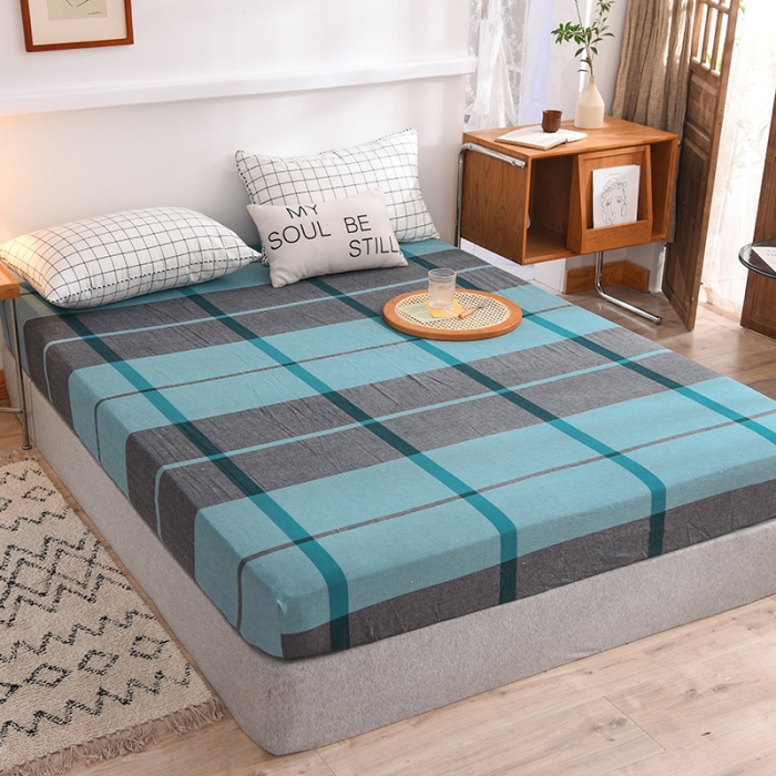 91家纺网 家纺一手货源 找家纺 甜之梦2025水洗棉单品床笠（任何尺寸都可以定做） 木槿兰