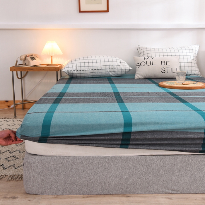 91家纺网 家纺一手货源 找家纺 甜之梦2025水洗棉单品床笠（任何尺寸都可以定做） 木槿兰