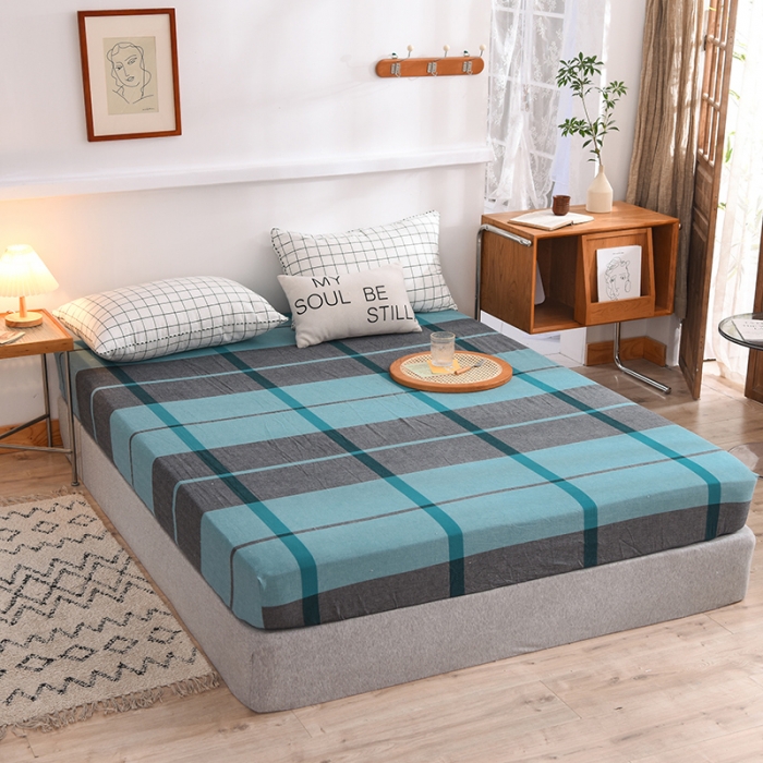 91家纺网 家纺一手货源 找家纺 甜之梦2025水洗棉单品床笠（任何尺寸都可以定做） 木槿兰