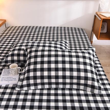 （总）甜之梦2025新款水洗棉单品枕套一对（任何尺寸都可以定做）