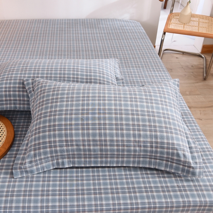 91家纺网 家纺一手货源 找家纺 甜之梦2025新款水洗棉单品枕套一对（任何尺寸都可以定做） 陌上花开