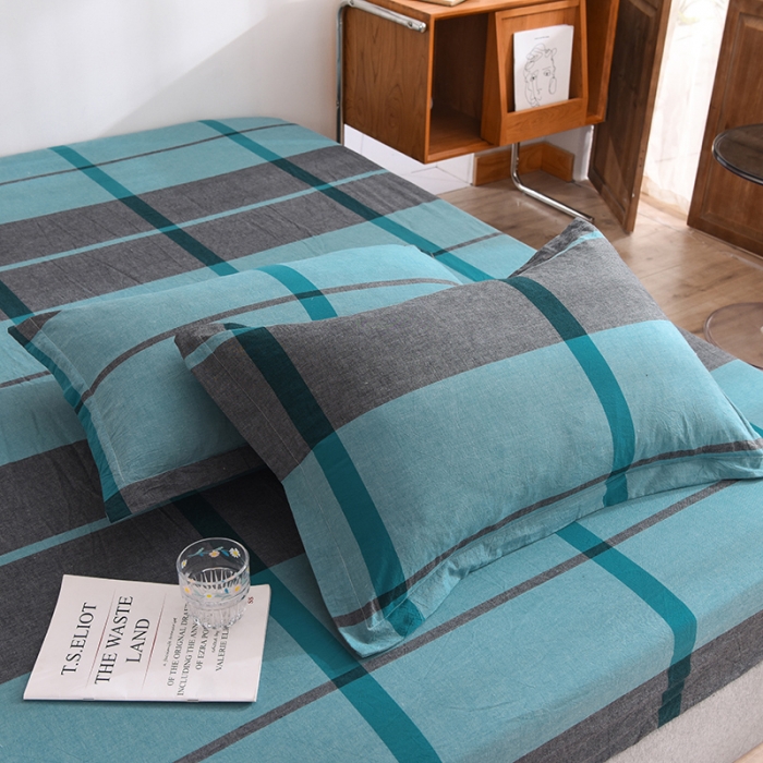 91家纺网 家纺一手货源 找家纺 甜之梦2025新款水洗棉单品枕套一对（任何尺寸都可以定做） 木槿兰