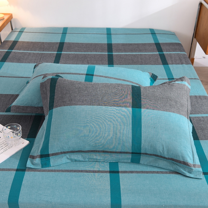 91家纺网 家纺一手货源 找家纺 甜之梦2025新款水洗棉单品枕套一对（任何尺寸都可以定做） 木槿兰