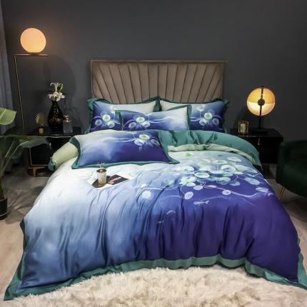 91家纺网 家纺一手货源 找家纺 （总）朵美 2021新款60支天丝数码印花四件套