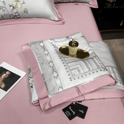 91家纺网 家纺一手货源 找家纺 （总）朵美 2021新款60支天丝数码印花夏被