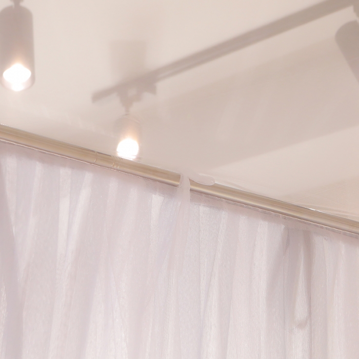 91家纺网 家纺一手货源 找家纺 迪凡保罗 2021新款5819落地宫廷三开门蚊帐 白色