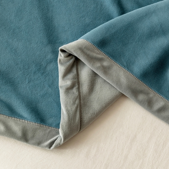 91家纺网 家纺一手货源 找家纺 总）直播爆款 AB牛奶绒复合毯  加厚毛毯