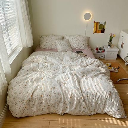 91家纺网 家纺一手货源 找家纺 （总）尺素 2021新款Ins韩国博主系列四件套