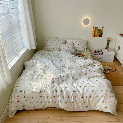 尺素 2021新款Ins韩国博主系列四件套 INS铅笔派对