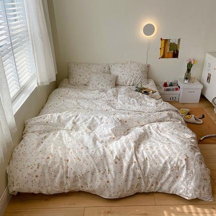 尺素 2021新款Ins韩国博主系列四件套 INS小雅全花