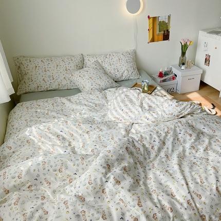 91家纺网 家纺一手货源 找家纺 （总）尺素2021新款Ins韩国博主系列单被套