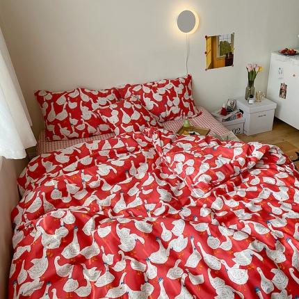 91家纺网 家纺一手货源 找家纺 （总）尺素2021新款Ins韩国博主系列单被套