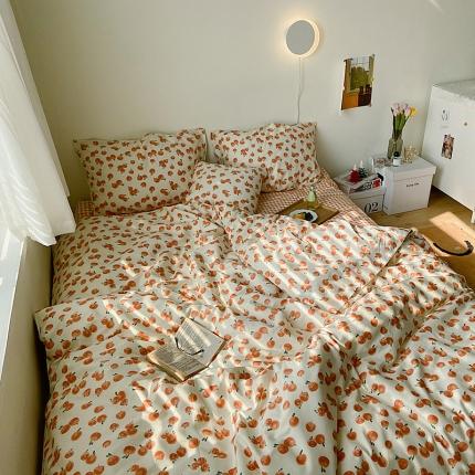 91家纺网 家纺一手货源 找家纺 （总）尺素2021新款Ins韩国博主系列单被套