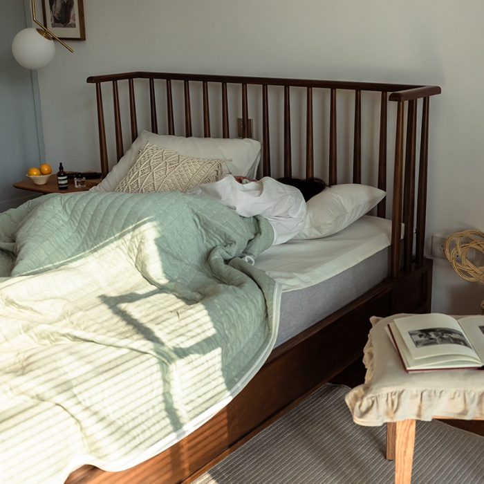 91家纺网 家纺一手货源 找家纺 法芙娜家纺 天竺棉夏凉被全棉空调被纯棉夏被纯色豆绿