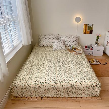 91家纺网 家纺一手货源 找家纺 （总）尺素 2021新款Ins韩国博主系列单床笠