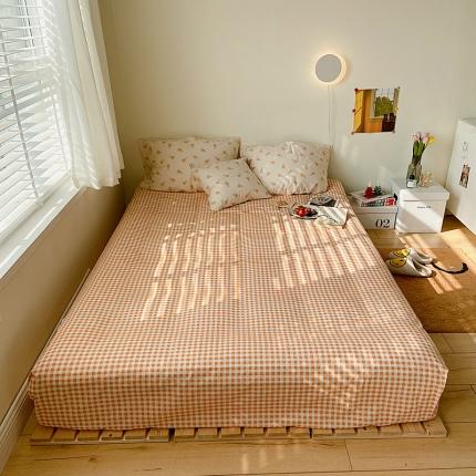 91家纺网 家纺一手货源 找家纺 （总）尺素 2021新款Ins韩国博主系列单床笠