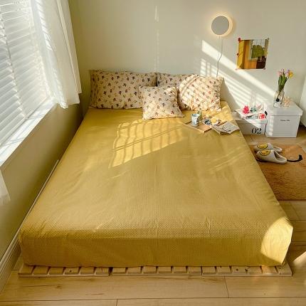 91家纺网 家纺一手货源 找家纺 （总）尺素 2021新款Ins韩国博主系列单床笠