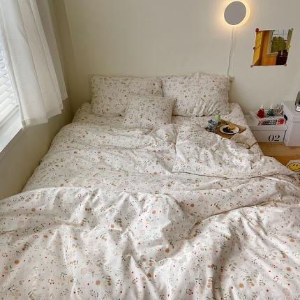 91家纺网 家纺一手货源 找家纺 尺素2021新款Ins韩国博主系列单被套INS小雅全花