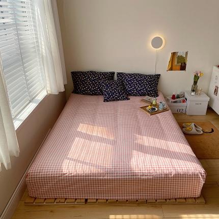 91家纺网 家纺一手货源 找家纺 尺素 2021新款Ins韩国博主系列单床笠INS小粉猪