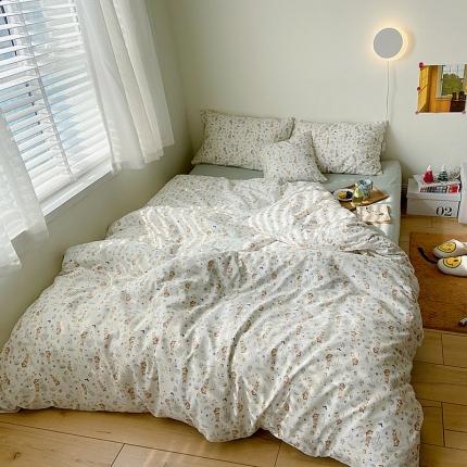 91家纺网 家纺一手货源 找家纺 （总）尺素 2021新款Ins韩国博主系列单床单