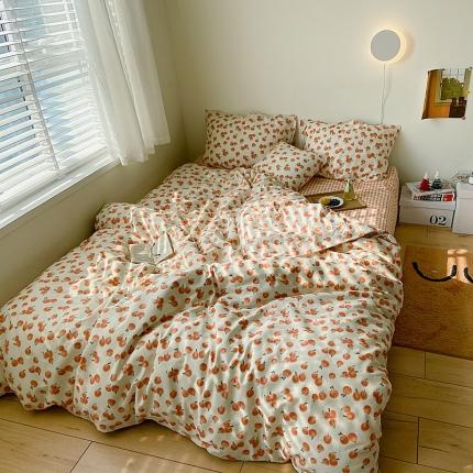 91家纺网 家纺一手货源 找家纺 （总）尺素 2021新款Ins韩国博主系列单床单