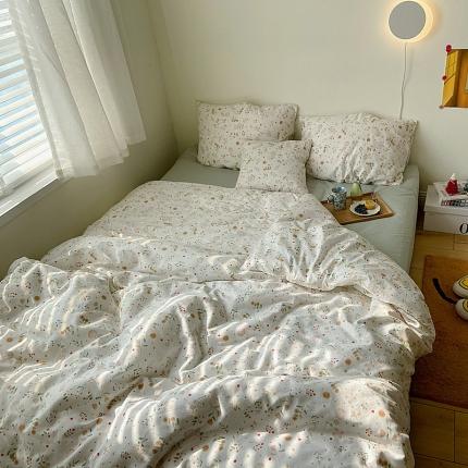 91家纺网 家纺一手货源 找家纺 尺素 2021新款Ins韩国博主系列单床单INS小雅绿