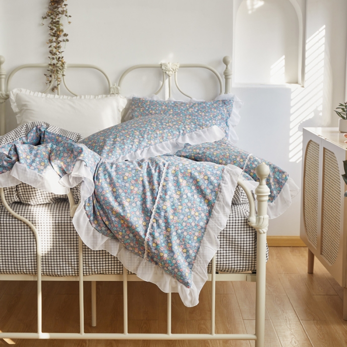 91家纺网 家纺一手货源 找家纺 （总）怡家居 2024新款韩版全棉四件套