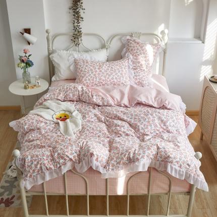 怡家居 2021新款韩版全棉四件套 花香