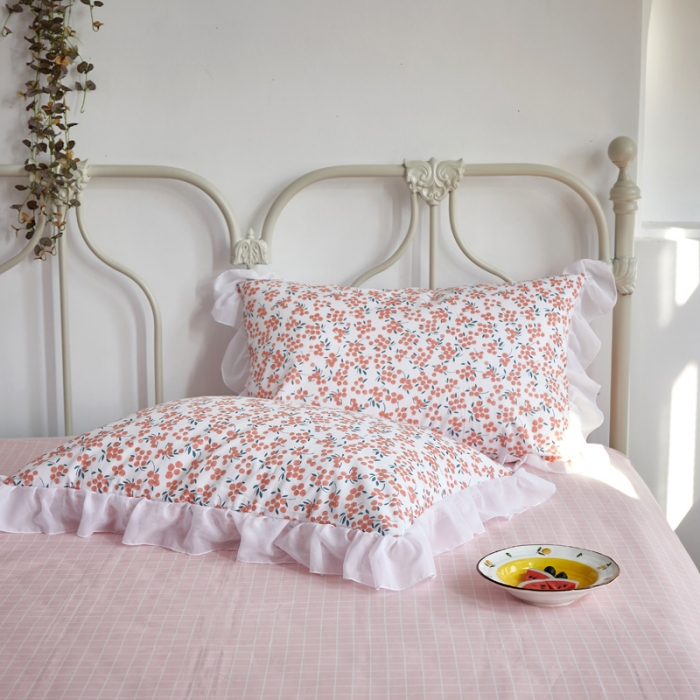 91家纺网 家纺一手货源 找家纺 怡家居 2021新款韩版全棉四件套 花香