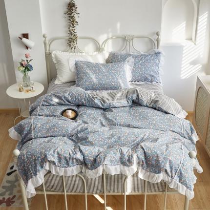 怡家居 2021新款韩版全棉四件套 圣安娜