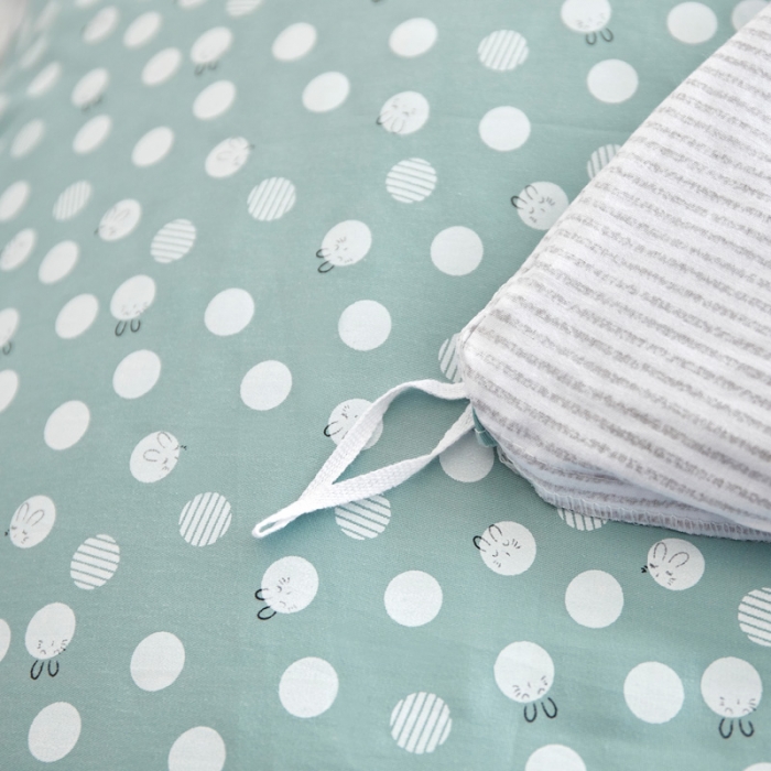 91家纺网 家纺一手货源 找家纺 怡家居 2021新款韩版全棉四件套 圆圆兔