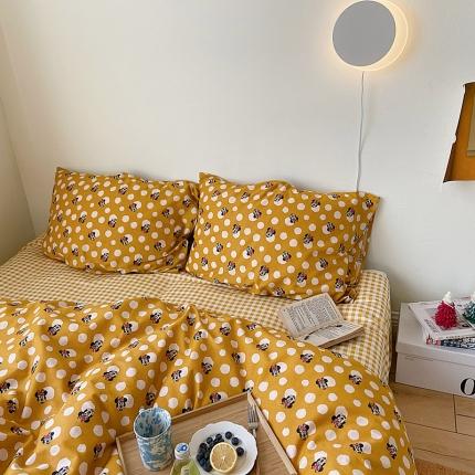 尺素 2021新款Ins韩国博主系列单枕套/只INS可爱黄