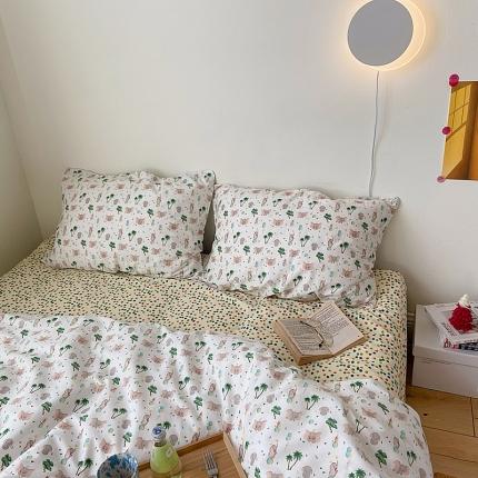 91家纺网 家纺一手货源 找家纺 尺素 2021新款Ins韩国博主系列单枕套/只INS小飞象