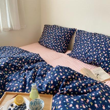 91家纺网 家纺一手货源 找家纺 尺素 2021新款Ins韩国博主系列单枕套/只INS小粉猪