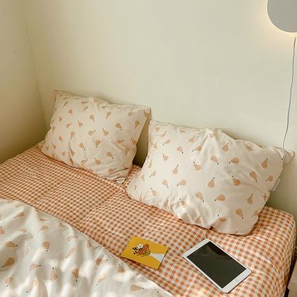 91家纺网 家纺一手货源 找家纺 尺素 2021新款Ins韩国博主系列单枕套/只INS小小梨