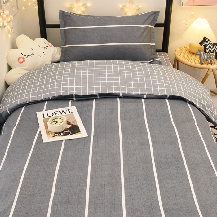 91家纺网 家纺一手货源 找家纺 朵希曼 全棉13372学生上下铺三件套系列 时尚