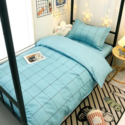 朵希曼 全棉13372学生上下铺三件套系列 时尚韵律