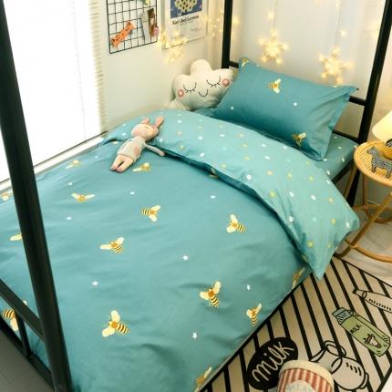 朵希曼 全棉13372学生上下铺三件套系列 小蜜蜂