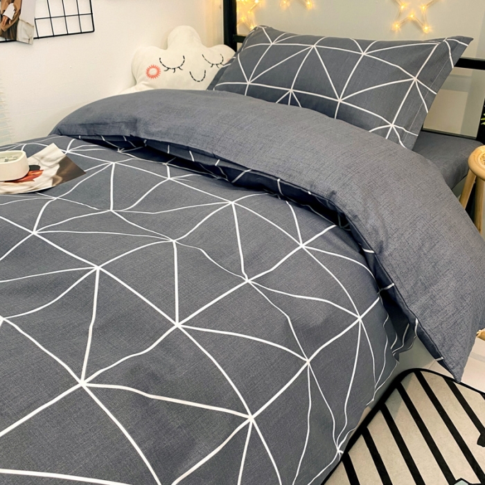 91家纺网 家纺一手货源 找家纺 朵希曼 全棉13372学生上下铺三件套系列 怡然